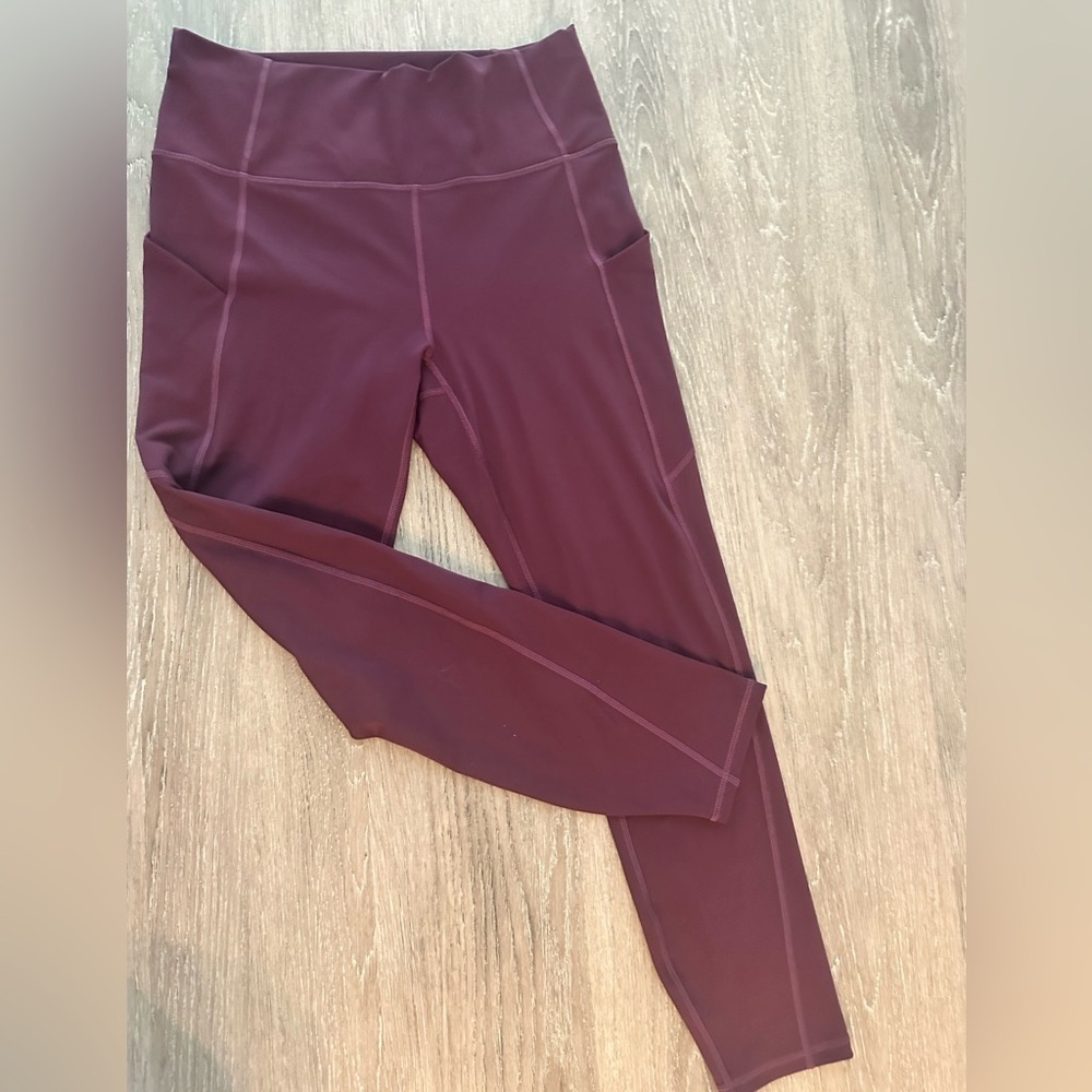 Fabletics Burgundy Full length Legging - Medium - Picture 9 of 14